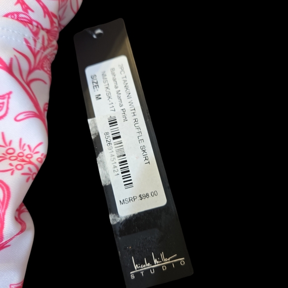 NWT Nicole Miller Studio 2 PC. Tankini - Picture 2 of 3